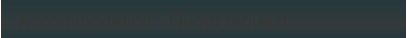 Accommodation - Quote request